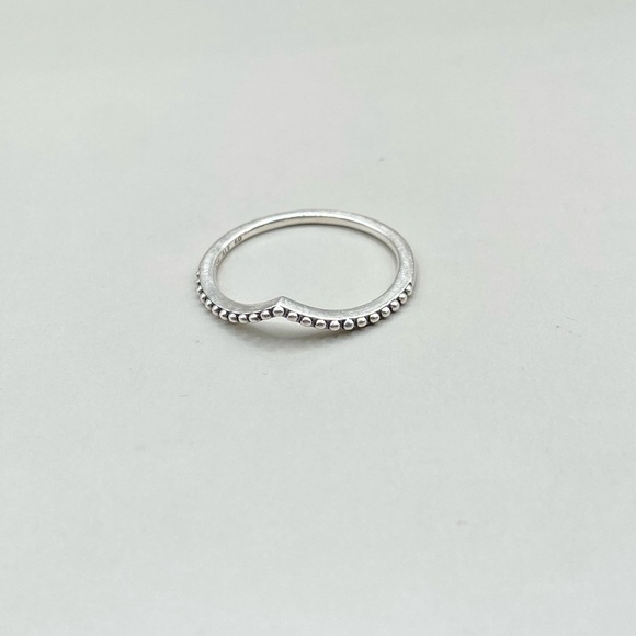 Pandora Sterling Silver Beaded Wish Ring - Picture 2 of 7